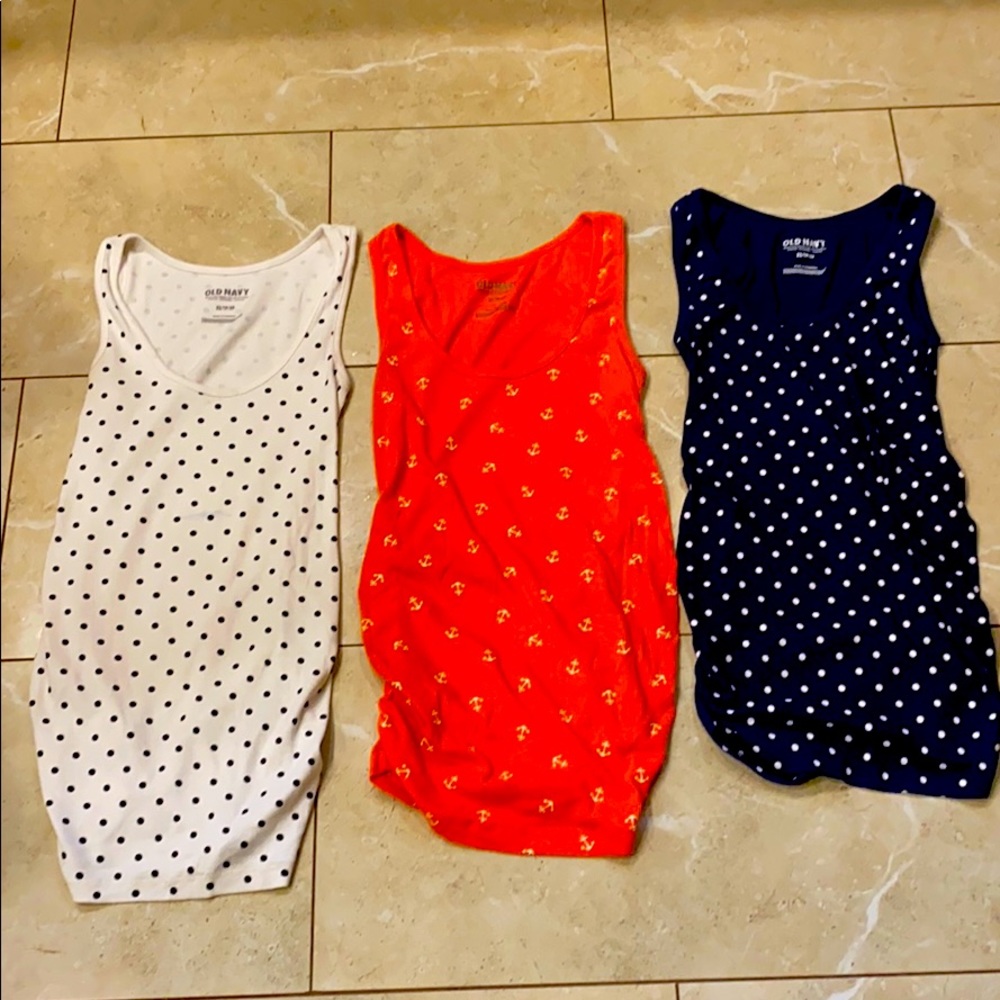 Old Navy Maternity tanks